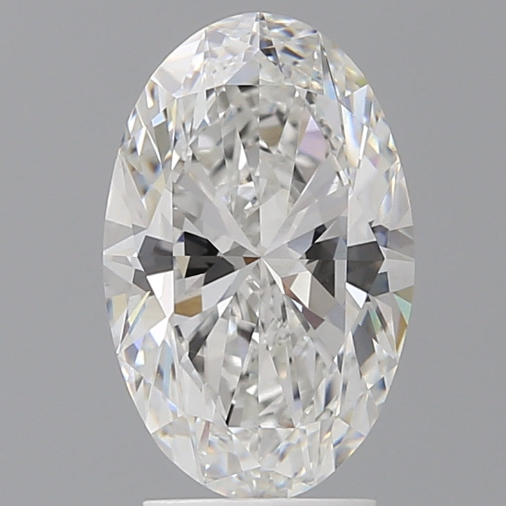 3.09 Carat Oval Shaped, Ideal Cut, E Color, VVS2 Clarity, IGI Certified Lab Grown Diamond