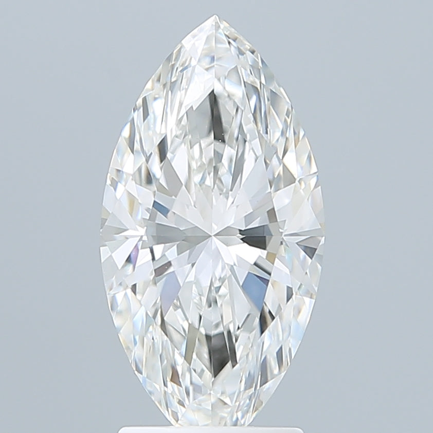 2.60 Carat Marquise Shaped, Ideal Cut, F Color, VVS2 Clarity, IGI Certified Lab Grown Diamond