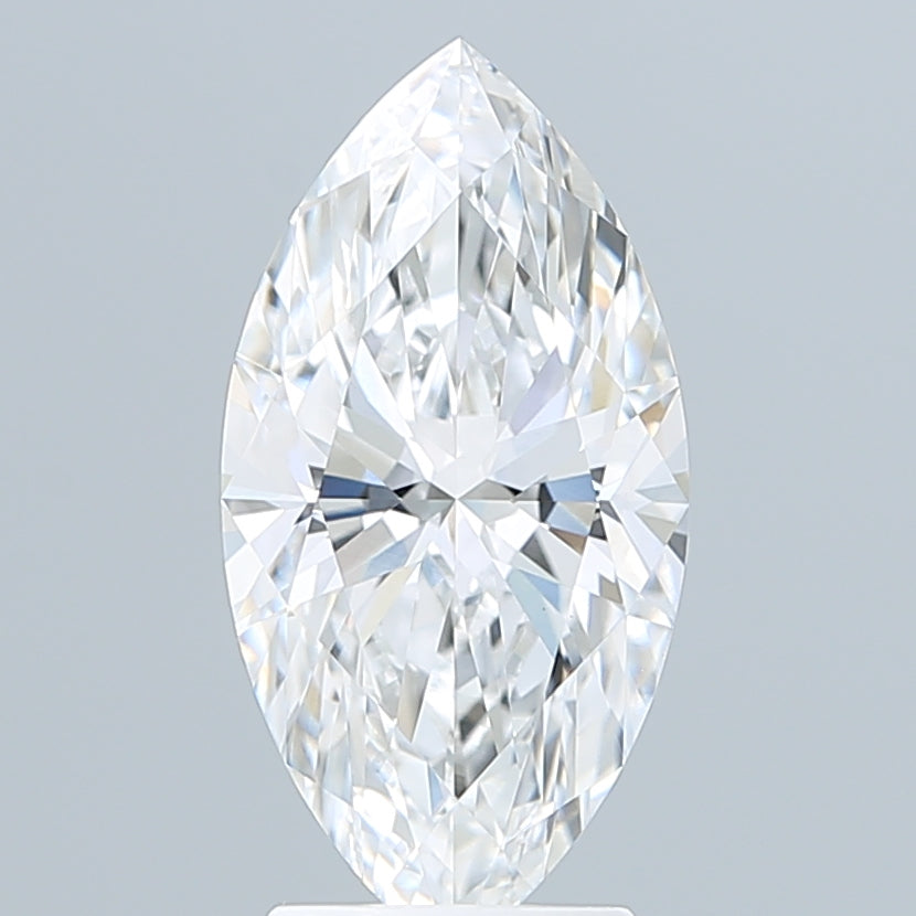 3.10 Carat Marquise Shaped, Ideal Cut, E Color, VVS2 Clarity, IGI Certified Lab Grown Diamond