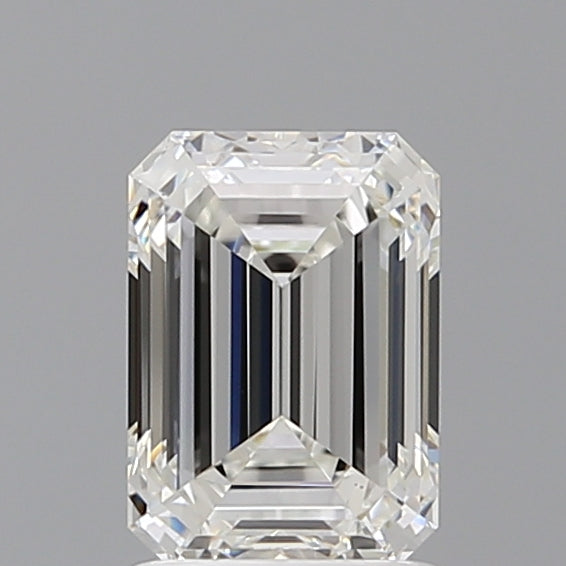 1.60 Carat Emerald Shaped, Ideal Cut, F Color, VVS2 Clarity, IGI Certified Lab Grown Diamond