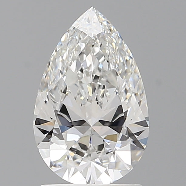1.59 Carat Pear Shaped, Ideal Cut, E Color, VVS2 Clarity, IGI Certified Lab Grown Diamond