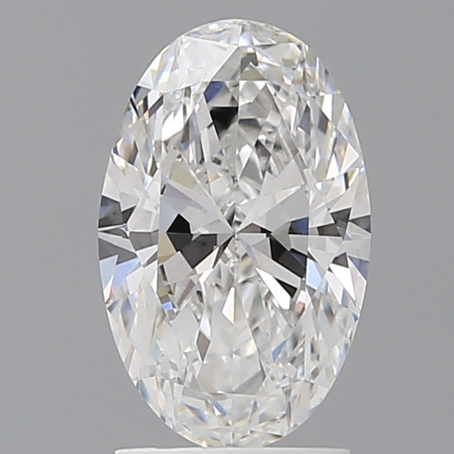 2.01 Carat Oval Shaped, Ideal Cut, E Color, VVS2 Clarity, IGI Certified Lab Grown Diamond