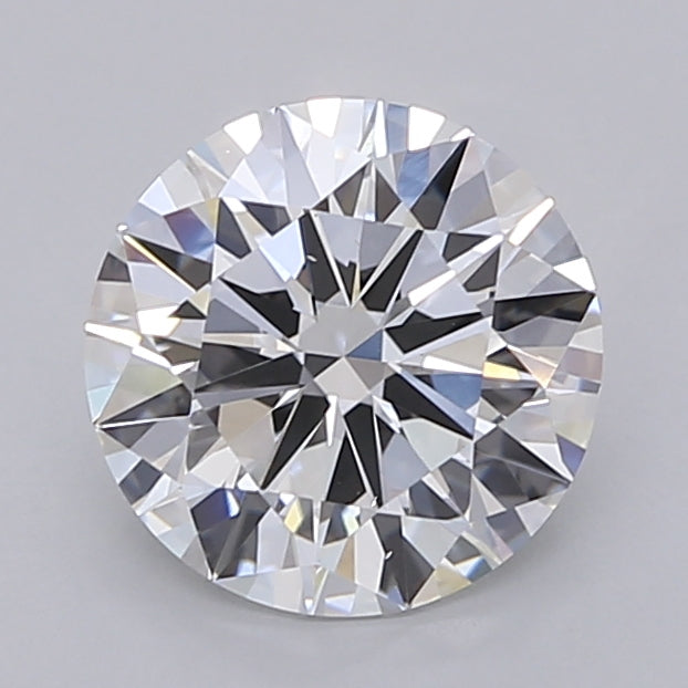 2.01 Carat Round Shaped, Ideal Cut, D Color, VS2 Clarity, IGI Certified Lab Grown Diamond