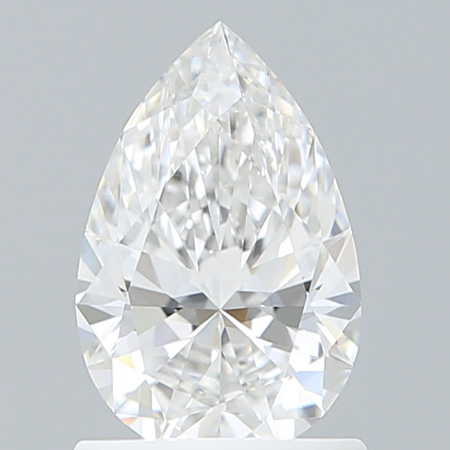 1.02 Carat Pear Shaped, Ideal Cut, D Color, VVS2 Clarity, IGI Certified Lab Grown Diamond