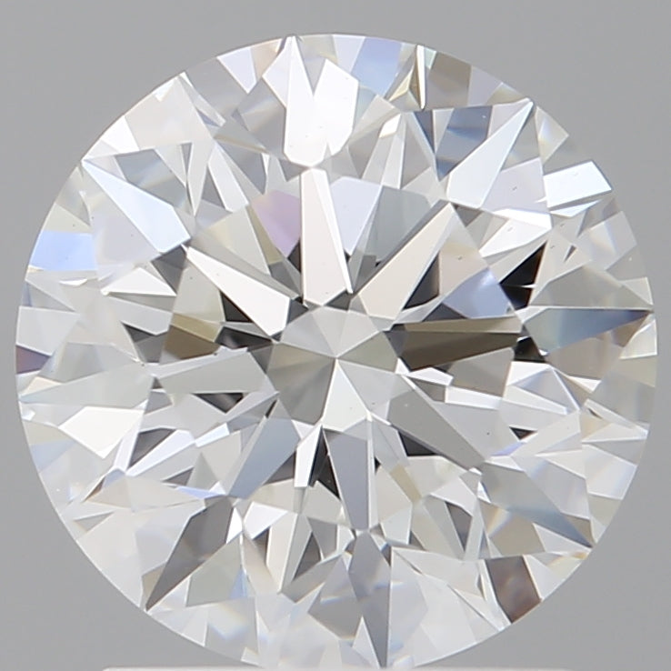2.06 Carat Round Shaped, Ideal Cut, E Color, VVS2 Clarity, IGI Certified Lab Grown Diamond