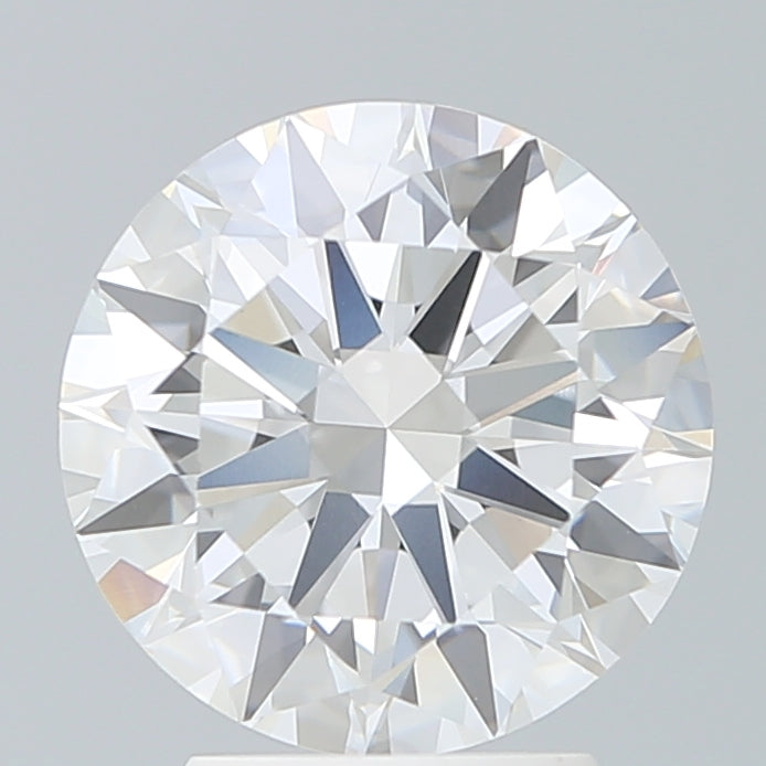 3.28 Carat Round Shaped, Excellent Cut, F Color, VVS2 Clarity, IGI Certified Lab Grown Diamond