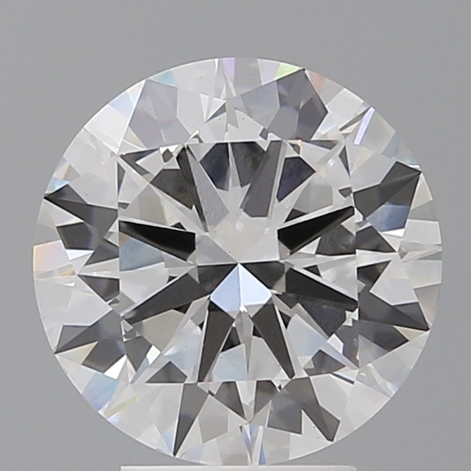 4.09 Carat Round Shaped, Excellent Cut, E Color, VS1 Clarity, IGI Certified Lab Grown Diamond