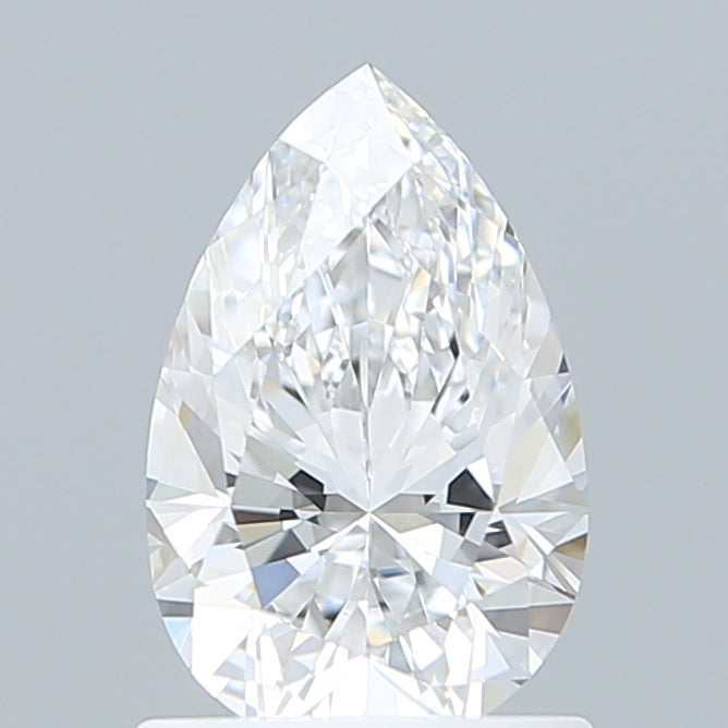 1.09 Carat Pear Shaped, Excellent Cut, D Color, VVS2 Clarity, IGI Certified Lab Grown Diamond
