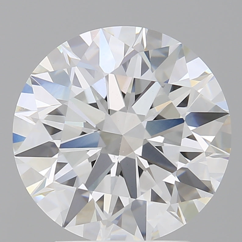3.04 Carat Round Shaped, Ideal Cut, E Color, VVS2 Clarity, IGI Certified Lab Grown Diamond