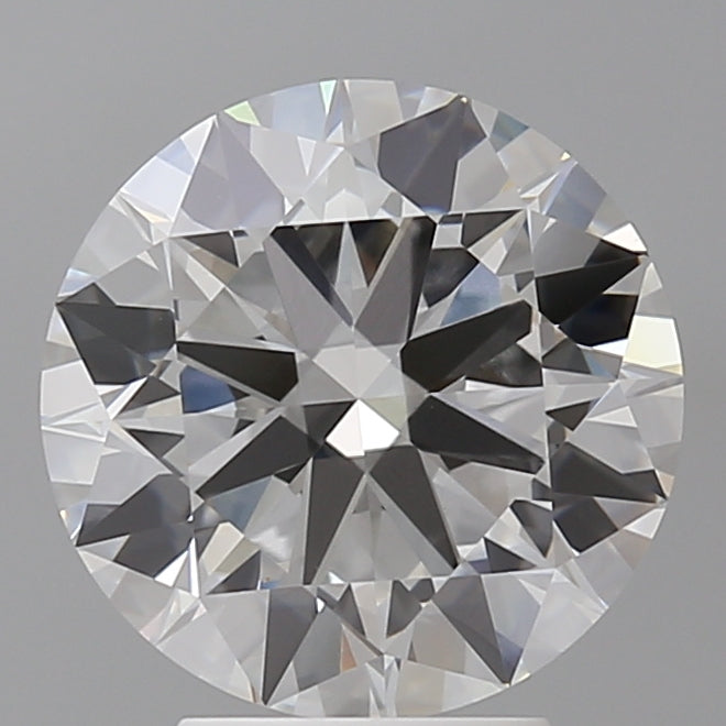 4.03 Carat Round Shaped, Excellent Cut, E Color, VVS2 Clarity, IGI Certified Lab Grown Diamond