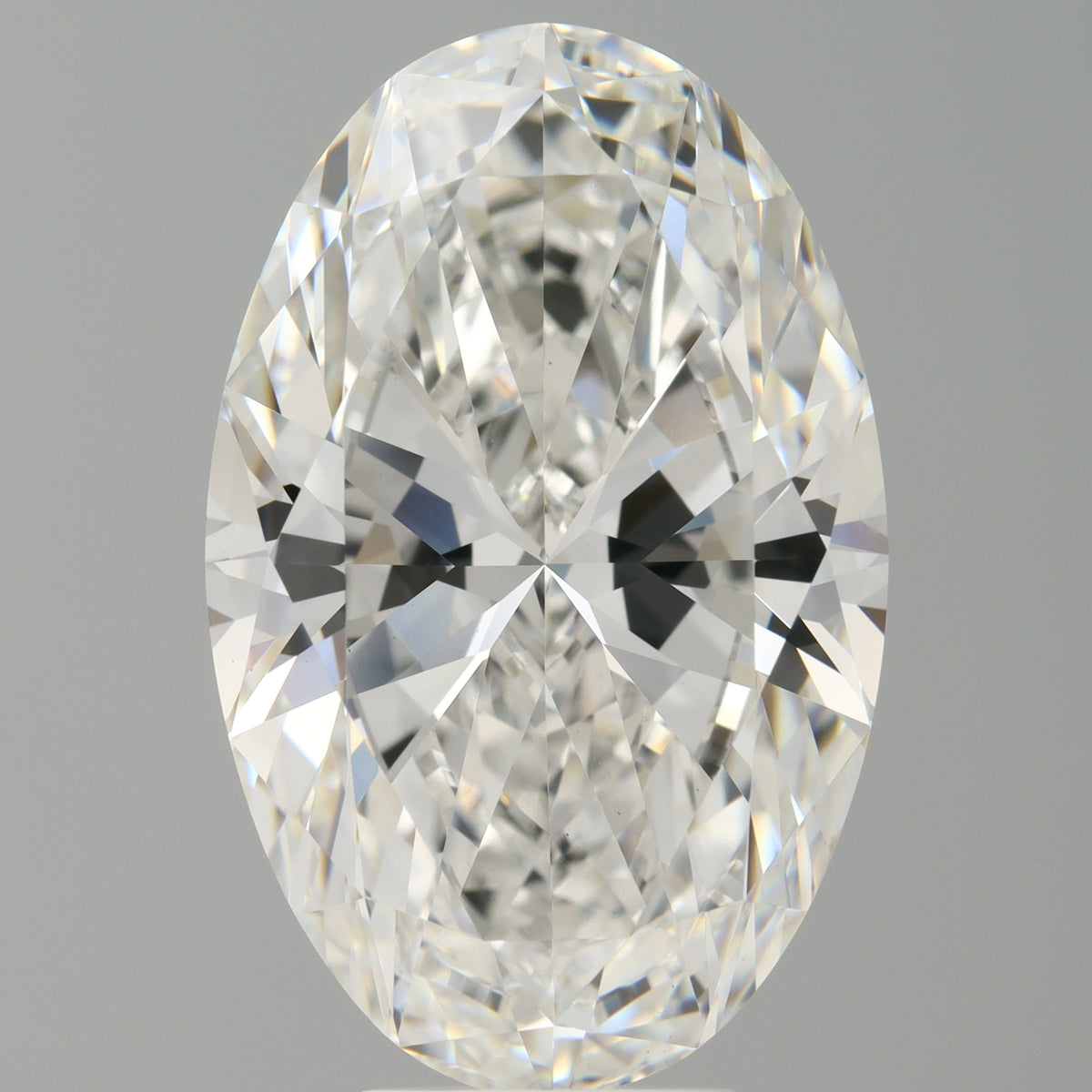 7.60 Carat Oval Shaped, Ideal Cut, F Color, VVS2 Clarity, IGI Certified Lab Grown Diamond