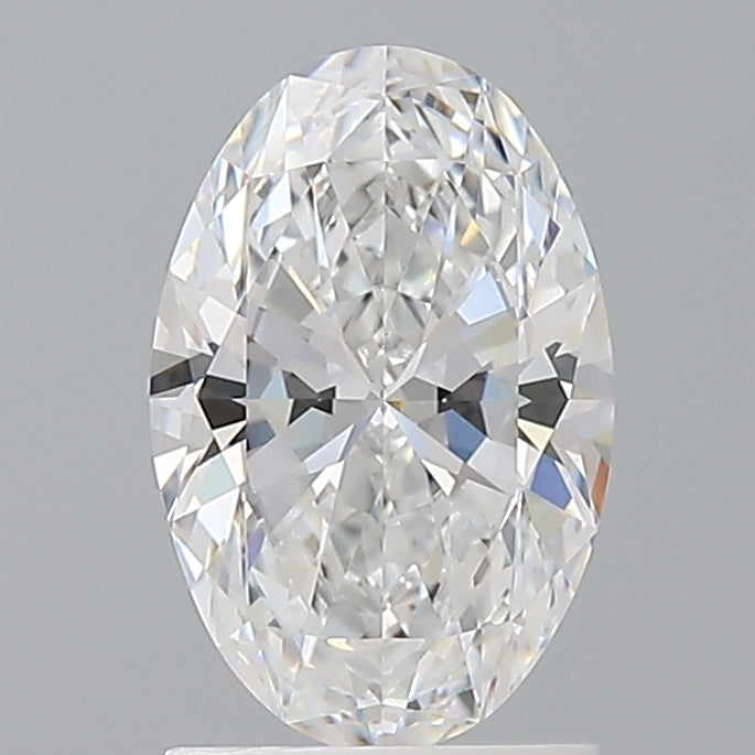 1.56 Carat Oval Shaped, Ideal Cut, D Color, VVS2 Clarity, IGI Certified Lab Grown Diamond