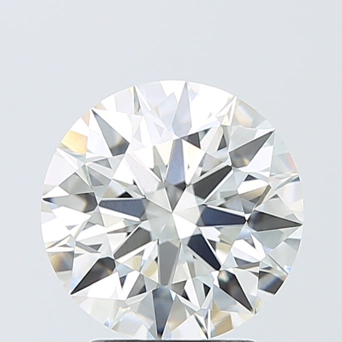 3.03 Carat Round Shaped, Ideal Cut, F Color, VVS2 Clarity, IGI Certified Lab Grown Diamond