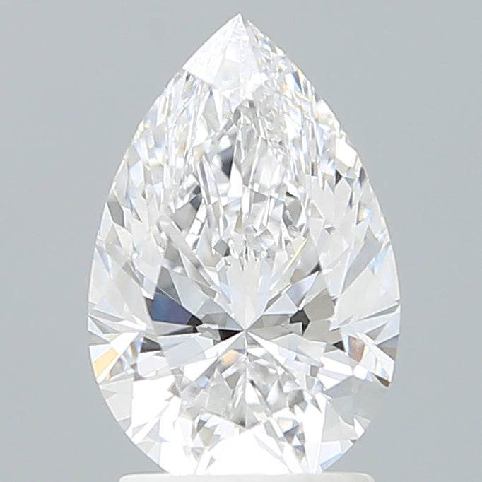 2.21 Carat Pear Shaped, Ideal Cut, E Color, VVS2 Clarity, IGI Certified Lab Grown Diamond