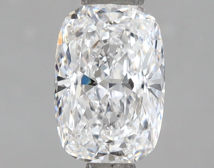 1.13 Carat Cushion Shaped, Ideal Cut, D Color, VVS2 Clarity, IGI Certified Lab Grown Diamond
