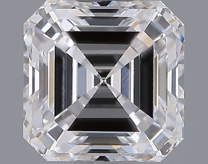 1.04 Carat Asscher Shaped, Ideal Cut, D Color, VVS2 Clarity, IGI Certified Lab Grown Diamond