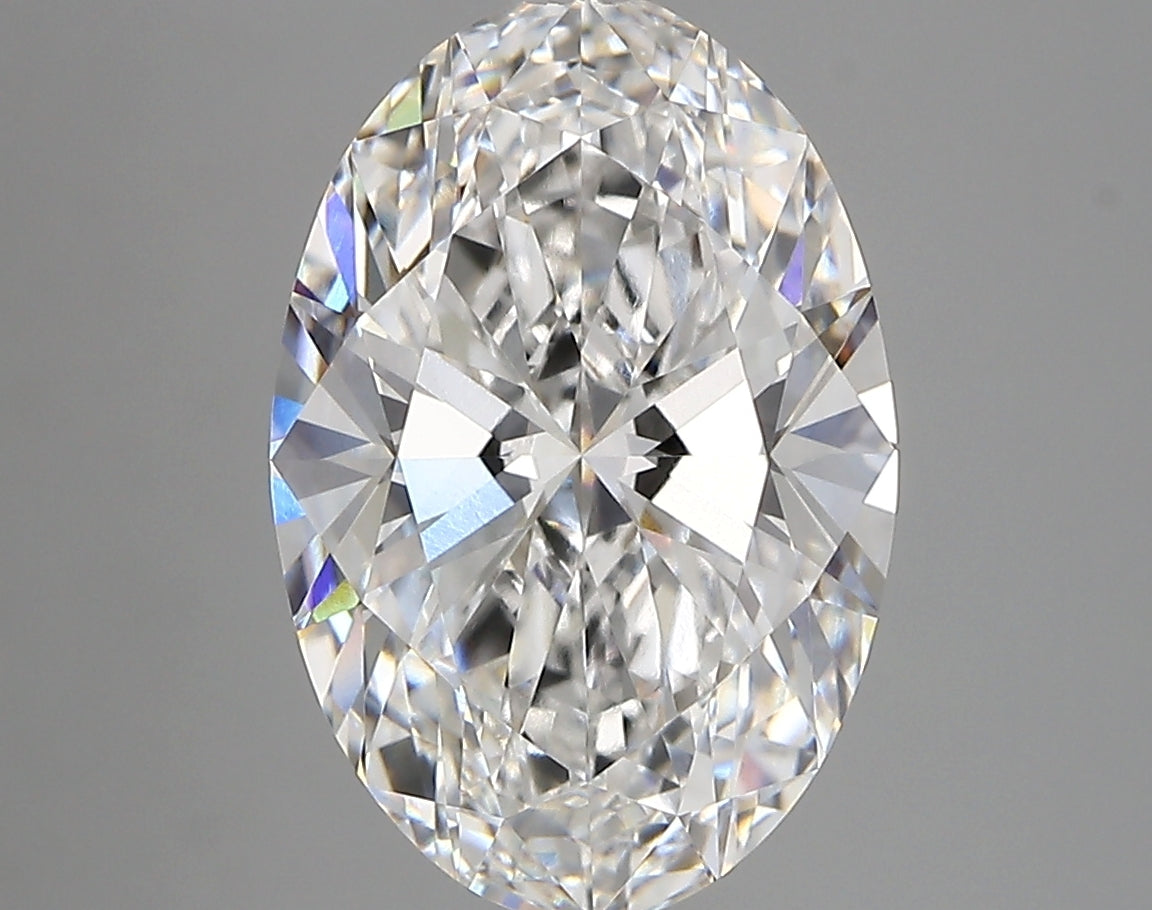4.01 Carat Oval Shaped, Very Good Cut, E Color, VVS1 Clarity, IGI Certified Lab Grown Diamond