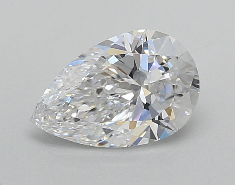 1.02 Carat Pear Shaped, Excellent Cut, D Color, VVS2 Clarity, IGI Certified Lab Grown Diamond