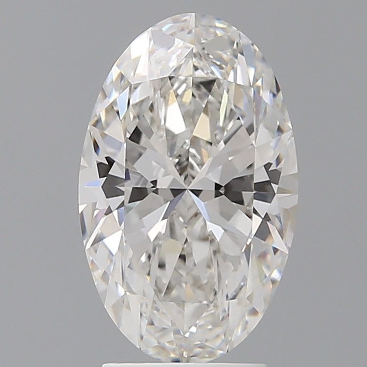 3.10 Carat Oval Shaped, Ideal Cut, F Color, VVS2 Clarity, IGI Certified Lab Grown Diamond