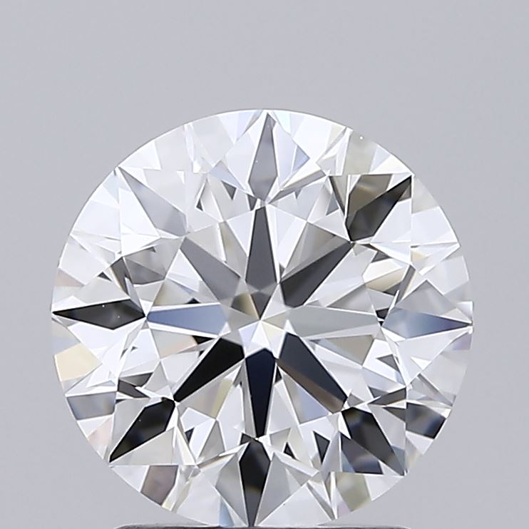 2.01 Carat Round Shaped, Excellent Cut, D Color, VVS1 Clarity, IGI Certified Lab Grown Diamond