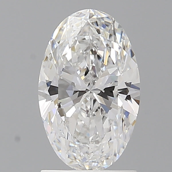 1.60 Carat Oval Shaped, Ideal Cut, D Color, VS1 Clarity, IGI Certified Lab Grown Diamond