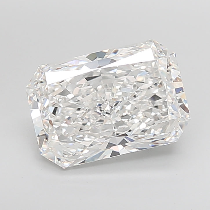 7.08 Carat Radiant Shaped, Ideal Cut, E Color, VVS2 Clarity, IGI Certified Lab Grown Diamond
