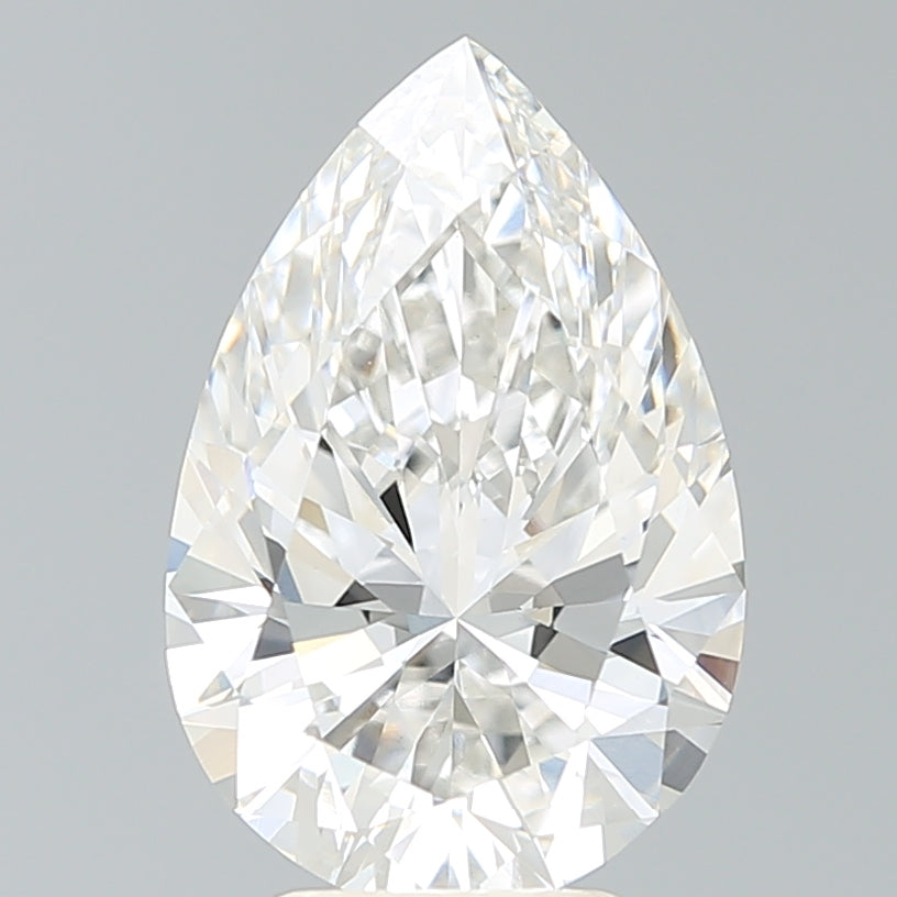 4.46 Carat Pear Shaped, Ideal Cut, G Color, VS1 Clarity, IGI Certified Lab Grown Diamond