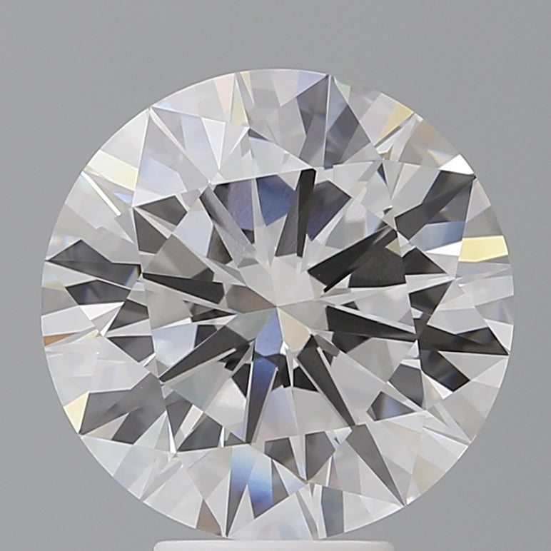 6.09 Carat Round Shaped, Ideal Cut, E Color, VVS2 Clarity, IGI Certified Lab Grown Diamond