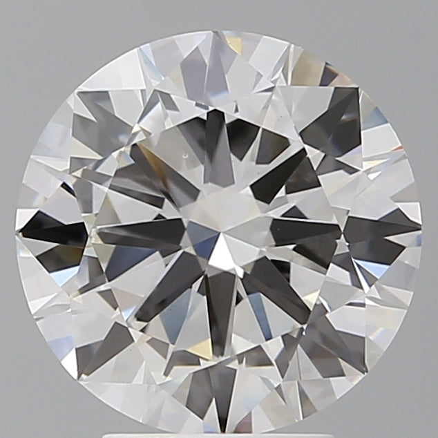 4.07 Carat Round Shaped, Excellent Cut, F Color, VS1 Clarity, IGI Certified Lab Grown Diamond