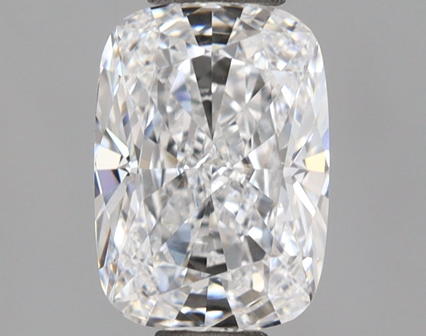 1.04 Carat Cushion Shaped, Ideal Cut, D Color, VVS2 Clarity, IGI Certified Lab Grown Diamond