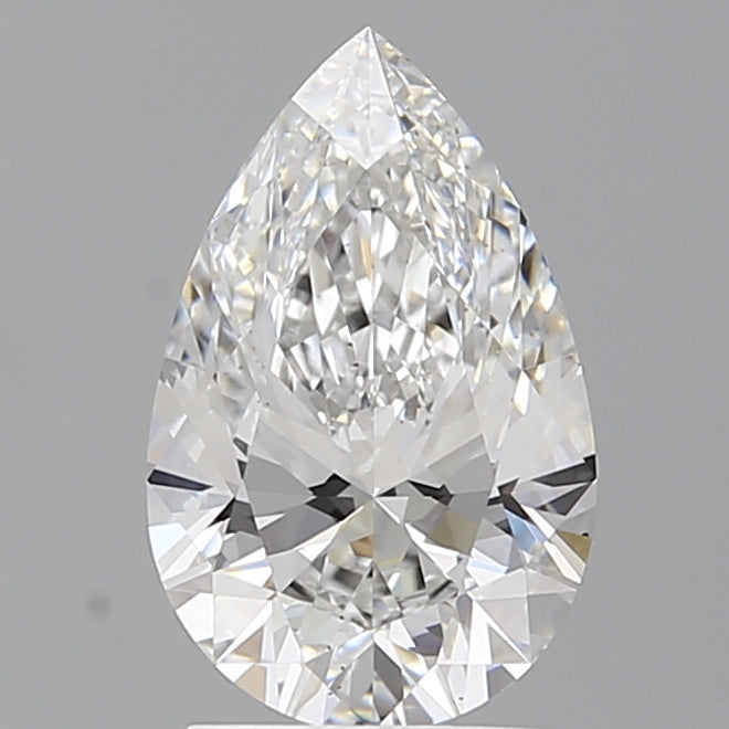 2.04 Carat Pear Shaped, Excellent Cut, E Color, VS2 Clarity, IGI Certified Lab Grown Diamond