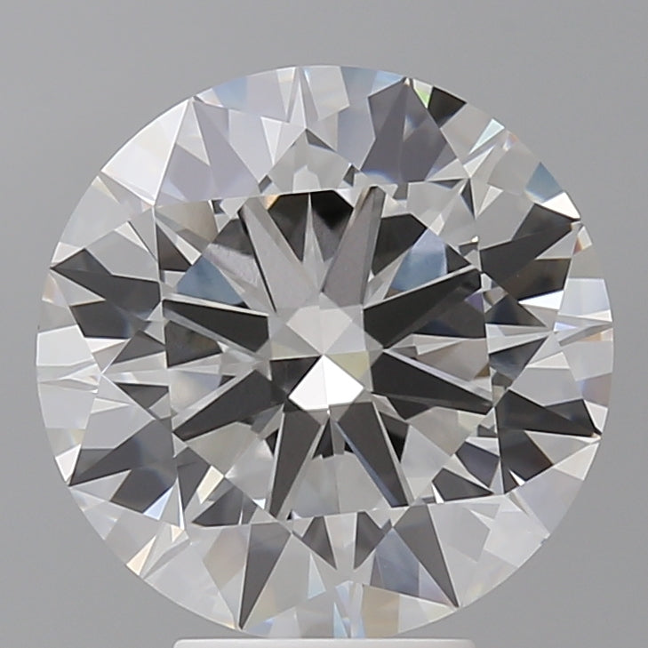 5.54 Carat Round Shaped, Ideal Cut, E Color, VVS2 Clarity, IGI Certified Lab Grown Diamond