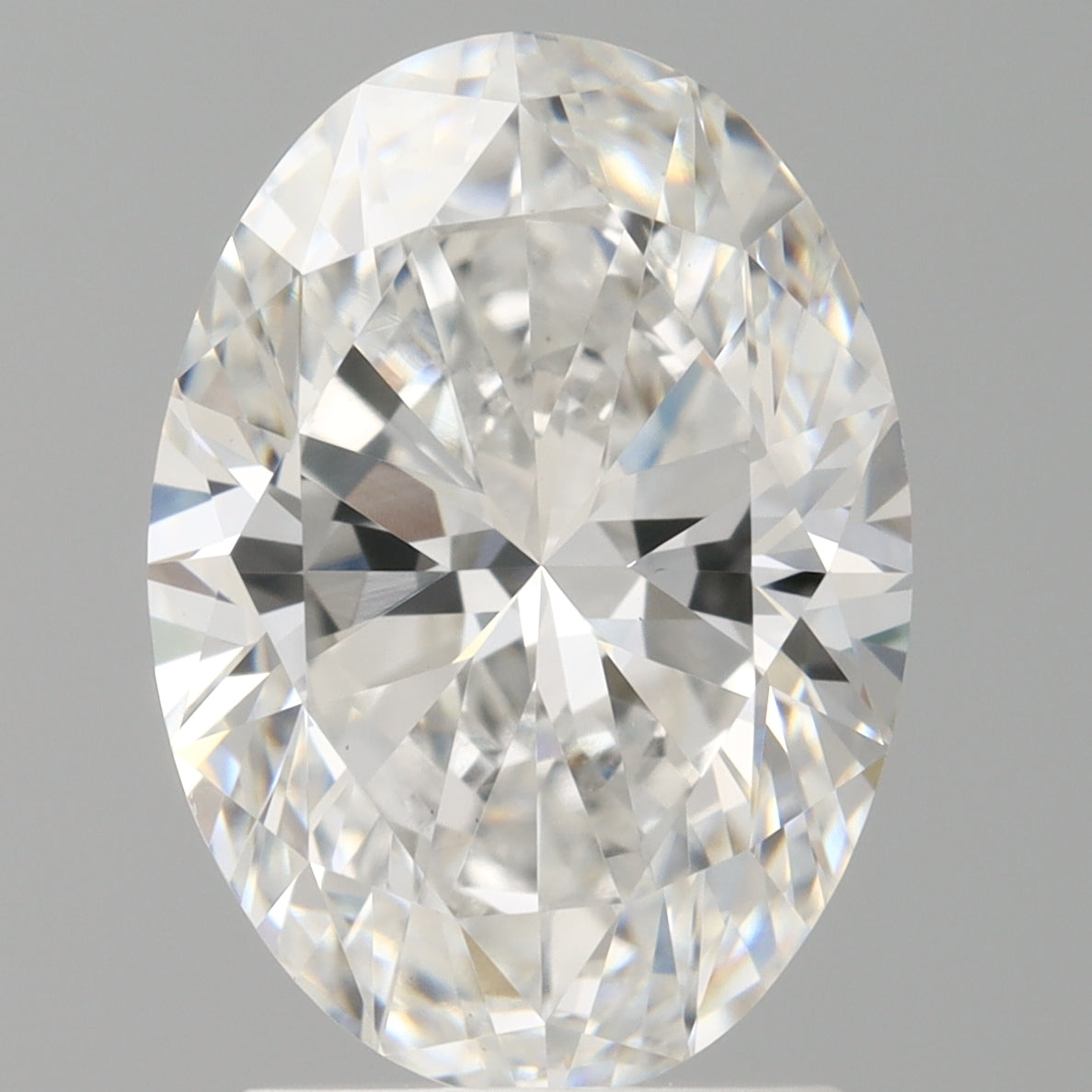 2.50 Carat Oval Shaped, Excellent Cut, E Color, VVS2 Clarity, IGI Certified Lab Grown Diamond