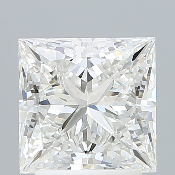 2.66 Carat Princess Shaped, Ideal Cut, E Color, VVS2 Clarity, IGI Certified Lab Grown Diamond