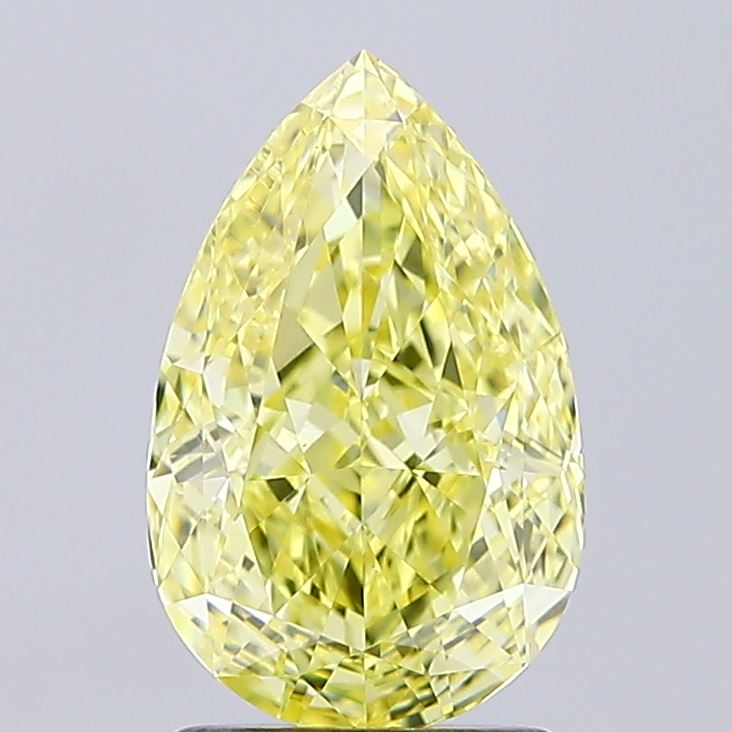 1.96 Carat Pear Shaped, Ideal Cut, VVS2 Clarity, IGI Certified Lab Grown Diamond