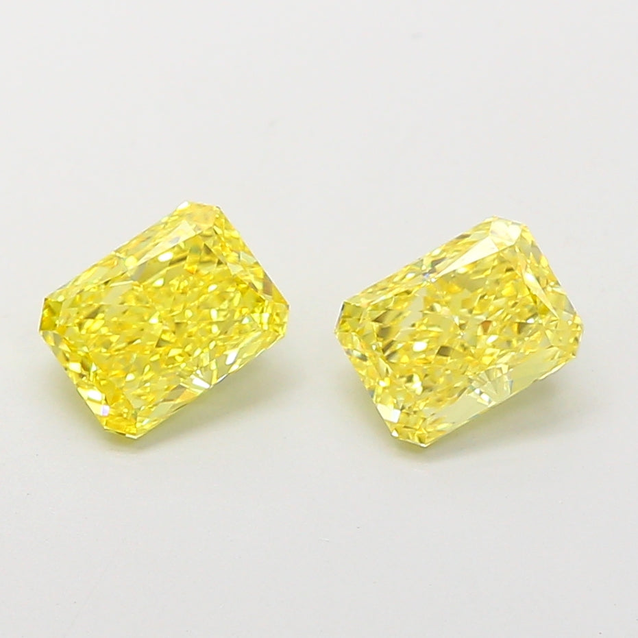 1.09 Carat Radiant Shaped, Ideal Cut, VVS2 Clarity, IGI Certified Lab Grown Diamond