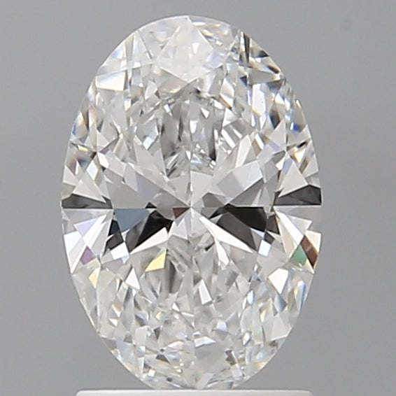 1.55 Carat Oval Shaped, Ideal Cut, E Color, VVS2 Clarity, IGI Certified Lab Grown Diamond
