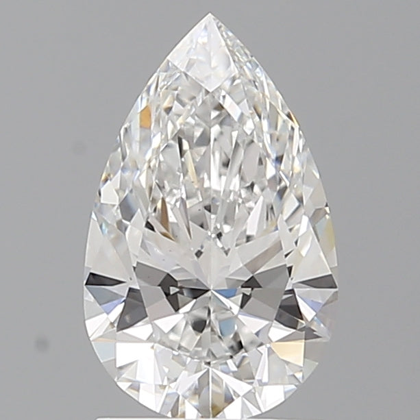 1.59 Carat Pear Shaped, Ideal Cut, E Color, VVS2 Clarity, IGI Certified Lab Grown Diamond
