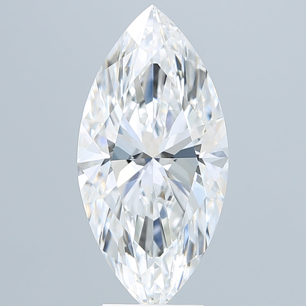 5.09 Carat Marquise Shaped, Ideal Cut, E Color, VS1 Clarity, IGI Certified Lab Grown Diamond