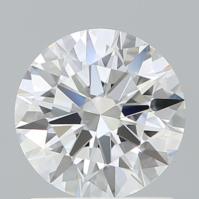 1.23 Carat Round Shaped, Ideal Cut, D Color, VVS2 Clarity, IGI Certified Lab Grown Diamond