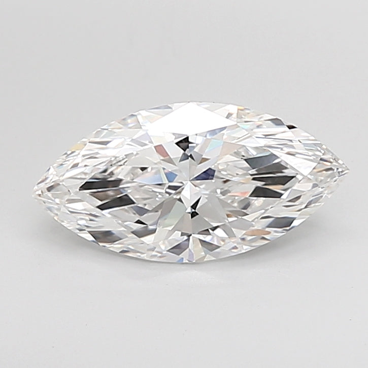 2.53 Carat Marquise Shaped, Ideal Cut, E Color, VVS2 Clarity, IGI Certified Lab Grown Diamond