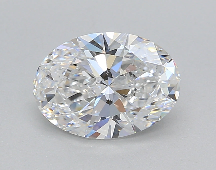 1.51 Carat Oval Shaped, Ideal Cut, D Color, VVS2 Clarity, IGI Certified Lab Grown Diamond