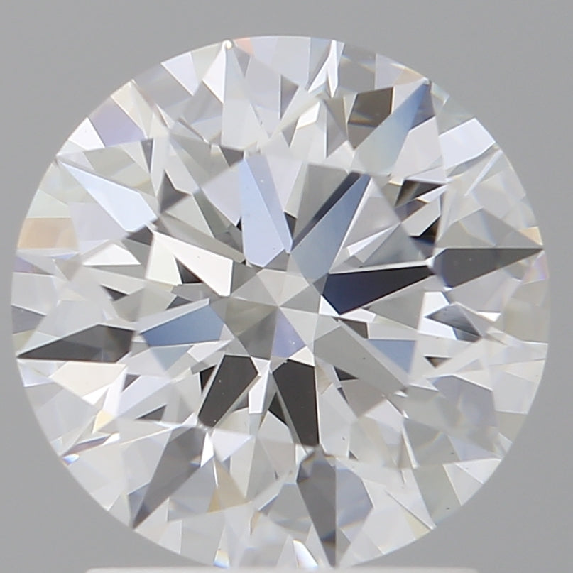 2.09 Carat Round Shaped, Ideal Cut, E Color, VVS2 Clarity, IGI Certified Lab Grown Diamond