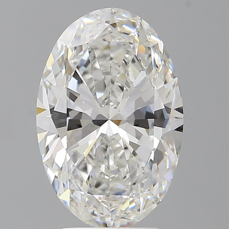 4.04 Carat Oval Shaped, Ideal Cut, E Color, VVS2 Clarity, IGI Certified Lab Grown Diamond