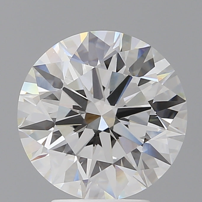 4.05 Carat Round Shaped, Ideal Cut, F Color, VVS2 Clarity, IGI Certified Lab Grown Diamond