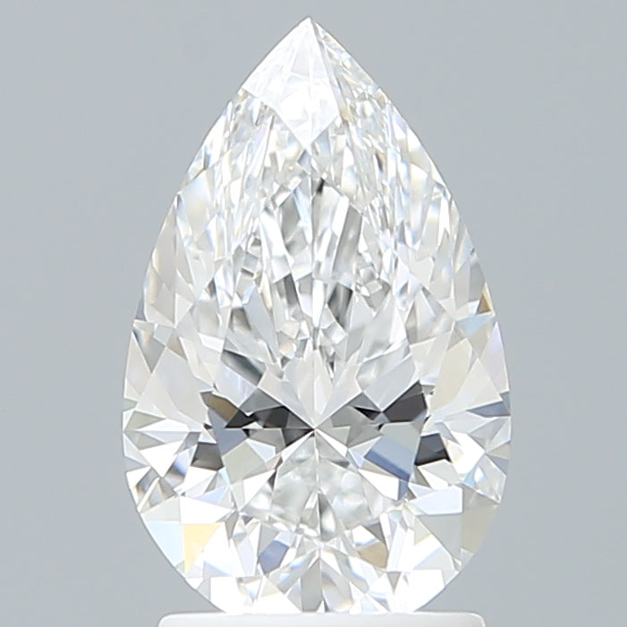 2.10 Carat Pear Shaped, Excellent Cut, E Color, VVS2 Clarity, IGI Certified Lab Grown Diamond