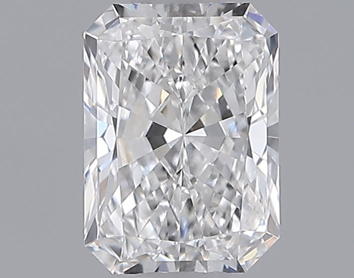 0.77 Carat Radiant Shaped, Ideal Cut, F Color, VVS1 Clarity, IGI Certified Lab Grown Diamond