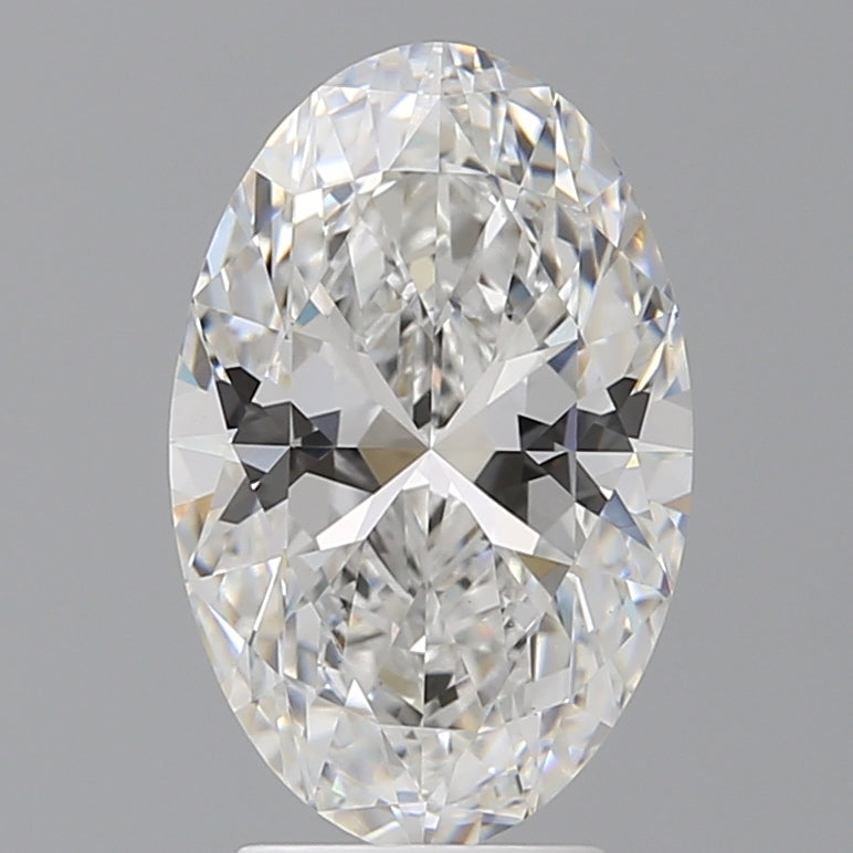 3.59 Carat Oval Shaped, Excellent Cut, E Color, VVS2 Clarity, IGI Certified Lab Grown Diamond