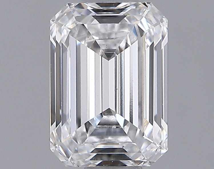 0.94 Carat Emerald Shaped, Ideal Cut, E Color, VS1 Clarity, IGI Certified Lab Grown Diamond