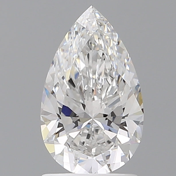 1.58 Carat Pear Shaped, Ideal Cut, E Color, VVS2 Clarity, IGI Certified Lab Grown Diamond